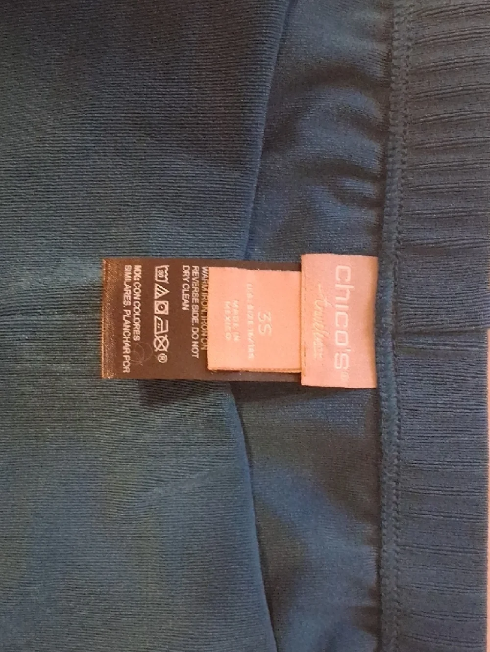 Chico's Teal Wide-Leg Jumpsuit Set - Picture 4 of 4